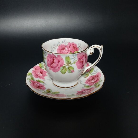 Bell Lady Alexander Rose Tea Cup Saucer Set English Bone China Floral Vintage - Picture 2 of 16